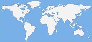 https://maessage.wordpress.com • carte du monde sur fond bleu • « Les 10 langues les plus parlées dans le monde » • par nombre de locuteurs natifs • par nombre total de locuteurs • par nombre de pays où la langue est officielle ou de facto • par nombre d’utilisateurs sur Internet • par nombre de publications